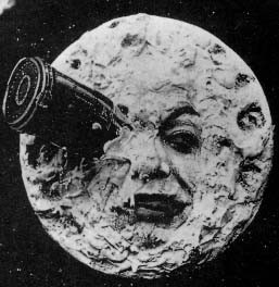 Le Voyage dans la Lune – Moon Face Shot, Méliès 1902 Film Still