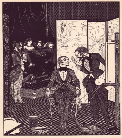 Harry Clarke's 'Mesmeric Revelation' — Poe Hypnosis Scene, c.1919