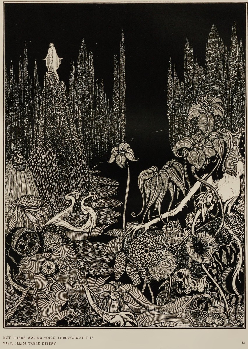 Harry Clarke's 'Silence' – Tales of Mystery & Imagination, Poe 1919