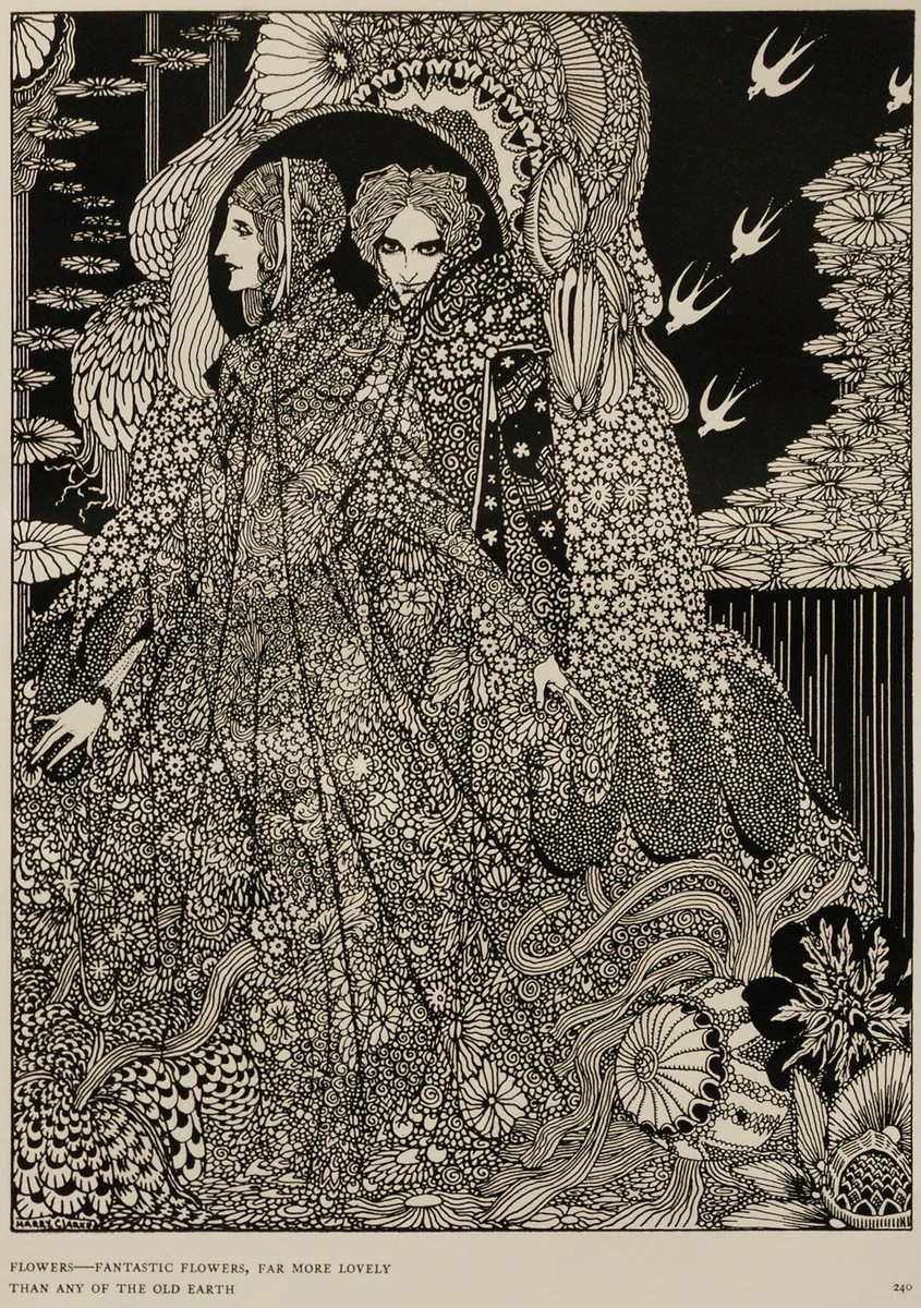 Harry Clarke's 'Fantastic Flowers' — Poe's Tales of Mystery & Imagination
