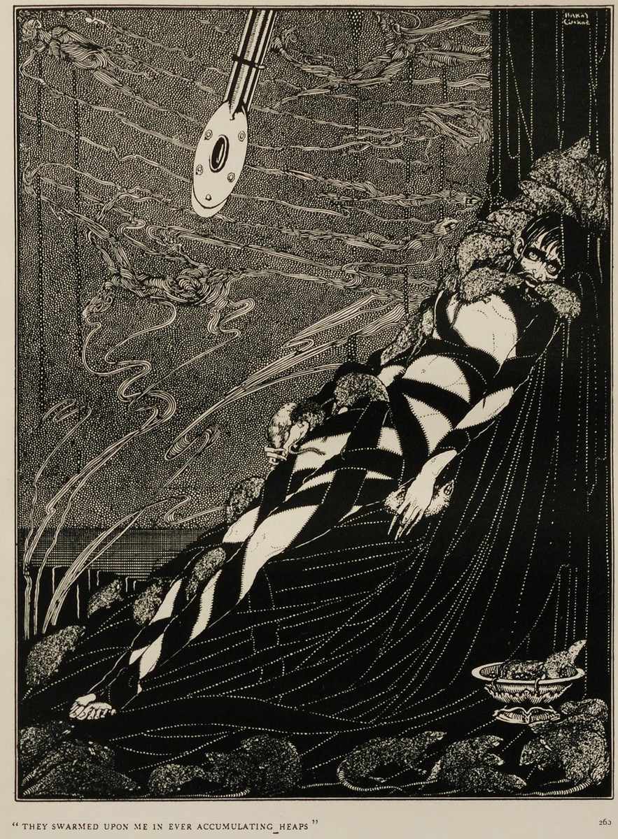 Harry Clarke's 'They Swarmed Upon Me' – Poe's Tales of Mystery, 1919