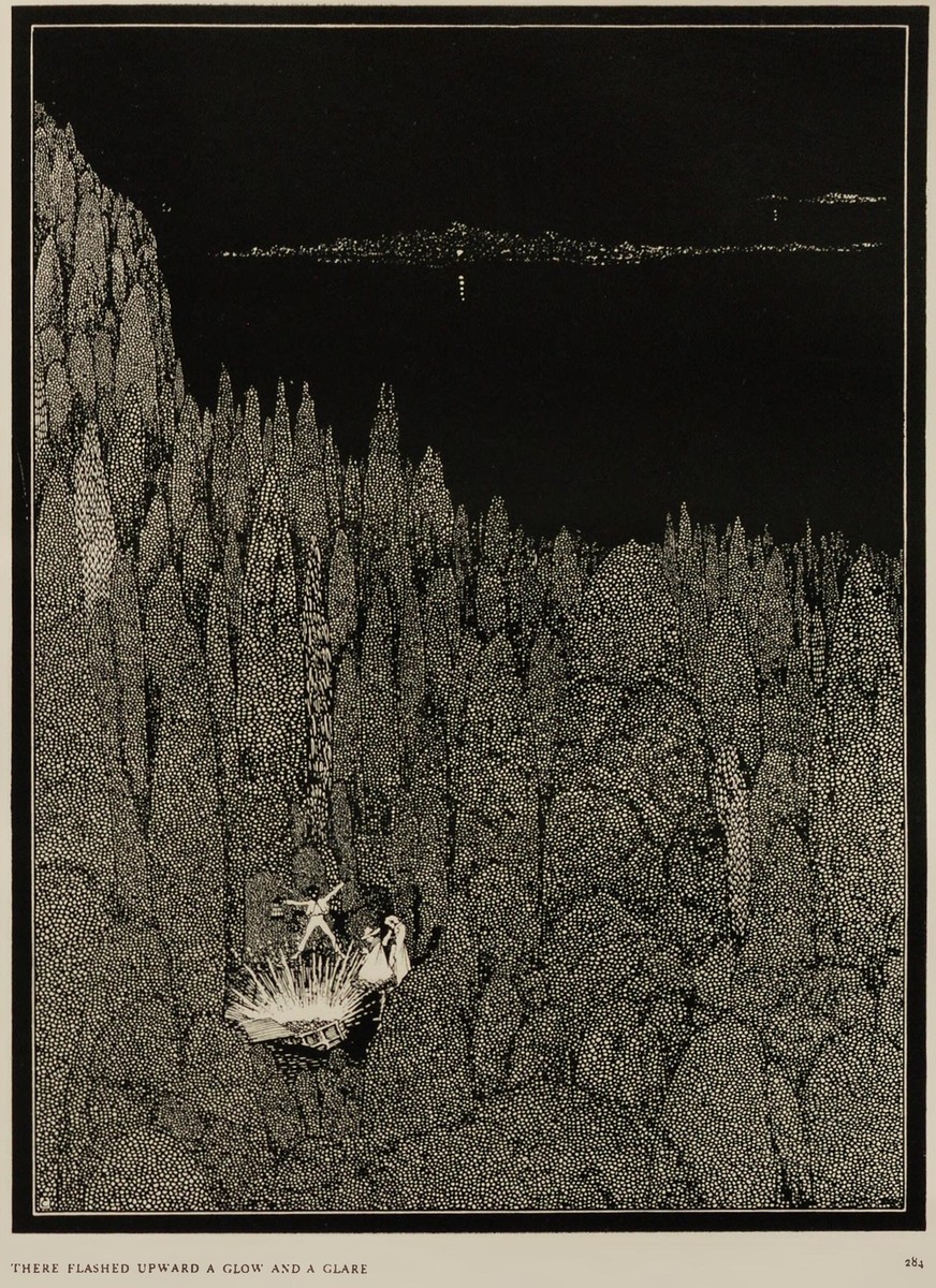 Harry Clarke's 'Glow and Glare' – Poe's Tales of Mystery 1919