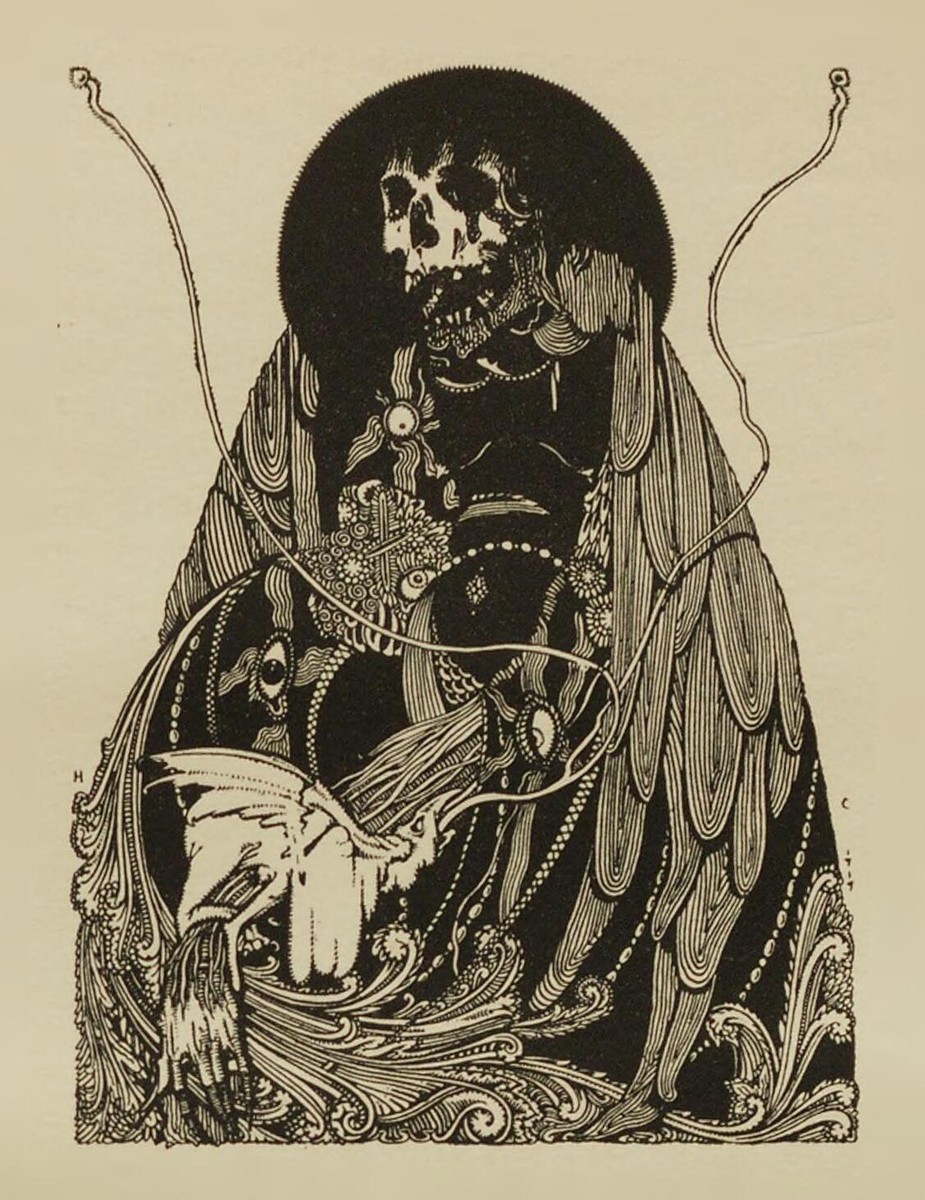 Death Enthroned: Harry Clarke's Macabre Vision for Poe's Tales, c.1919
