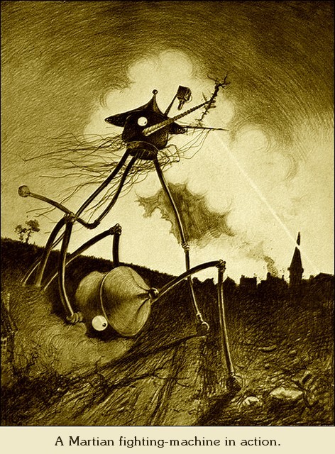 Henrique Alvim Corrêa's Martian Fighting-Machine, War of the Worlds 1906