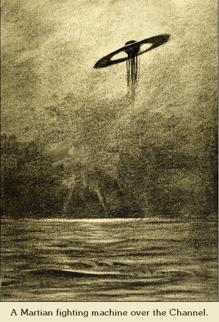 Henrique Alvim Corrêa – Martian Fighting Machine Over the Channel, 1906