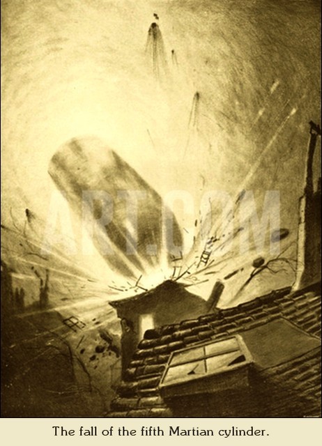 Henrique Alvim Corrêa's Fifth Martian Cylinder Impact – War of the Worlds 1906