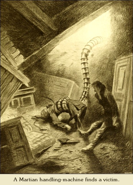 Henrique Alvim Corrêa – Martian Handling-Machine Finds Victim, War of the Worlds 1906