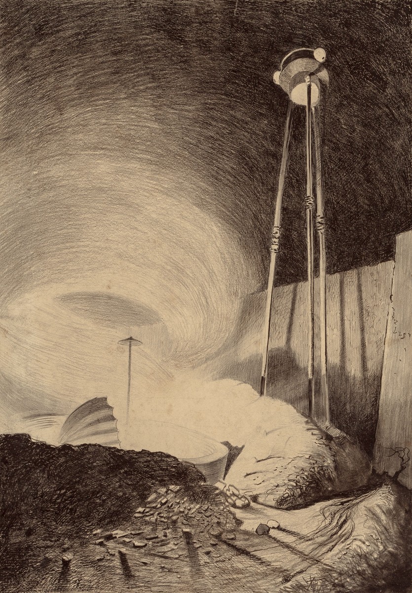 Henrique Alvim Corrêa's Martian Tripod Heat-Ray, War of the Worlds 1906