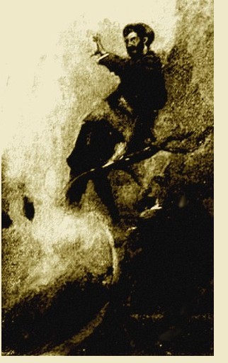 Warwick Goble's Martian Encounter – War of the Worlds, 1897