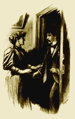 Warwick Goble War of the Worlds: Desperate Doorway Encounter 1897