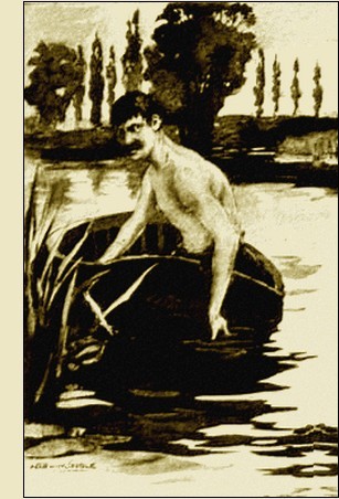 Warwick Goble's Martian Encounter – War of the Worlds 1897