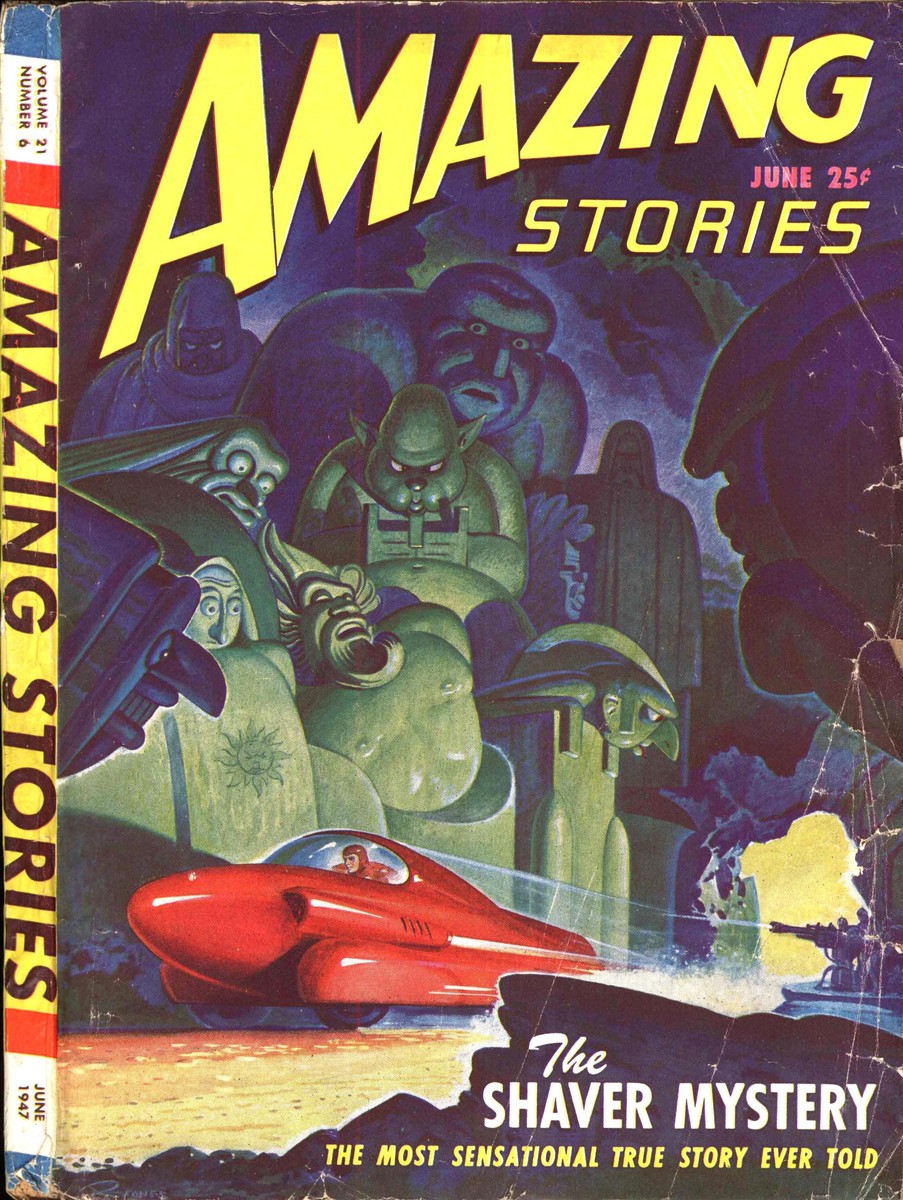 Shaver Mystery Deros & Red Rocket, Amazing Stories June 1947