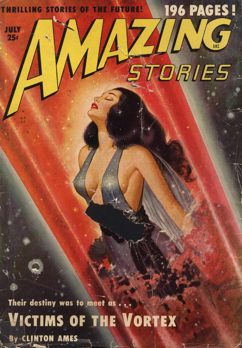 Amazing Stories July 1950 – Victims of the Vortex by Clinton Ames