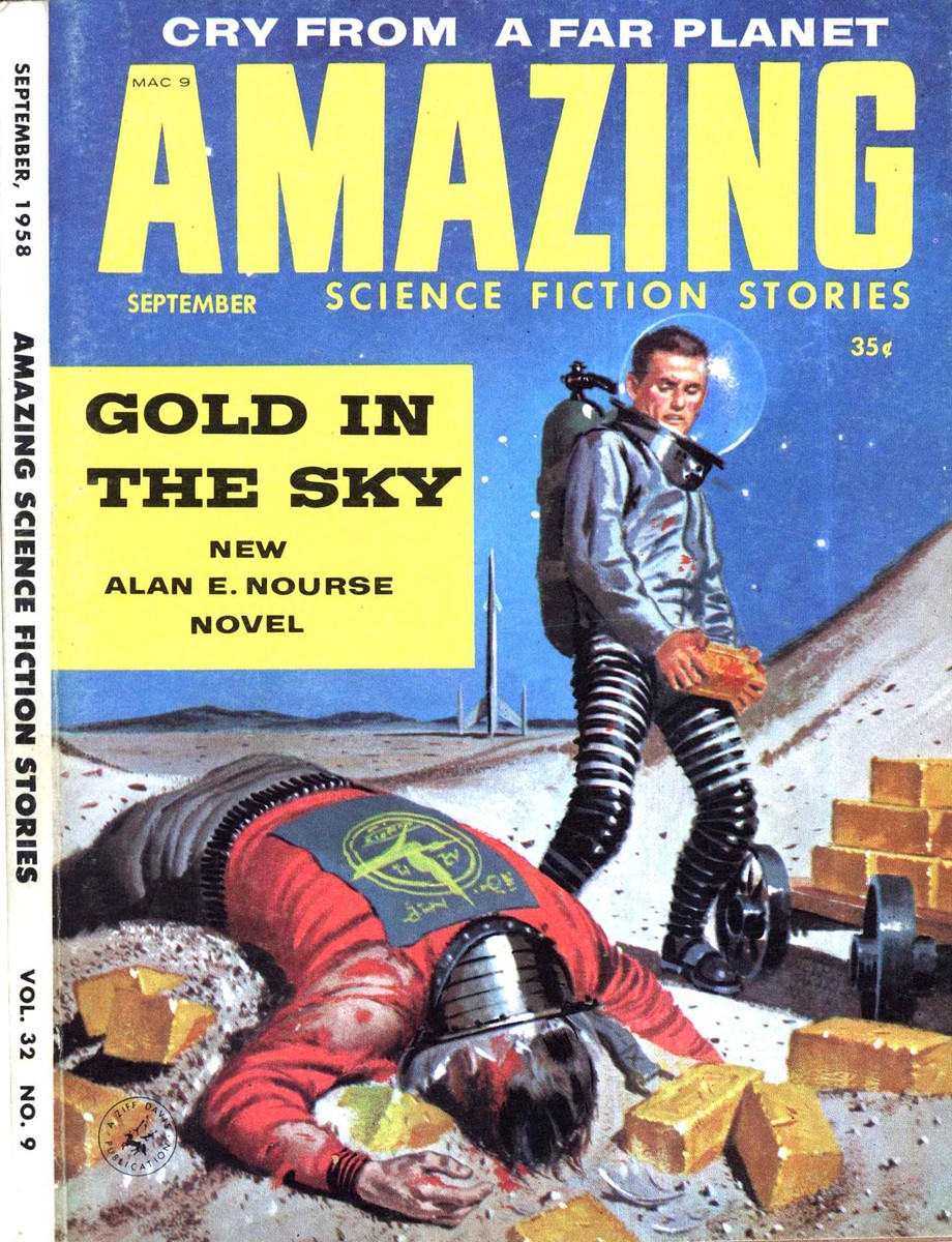 Gold Rush Murder on the Asteroid Belt – Amazing Stories Sept 1958