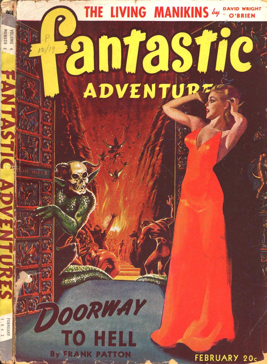 Doorway to Hell – Fantastic Adventures Feb 1942 Demon Cover
