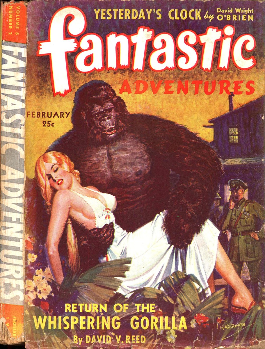 Return of the Whispering Gorilla — Fantastic Adventures, February 1943