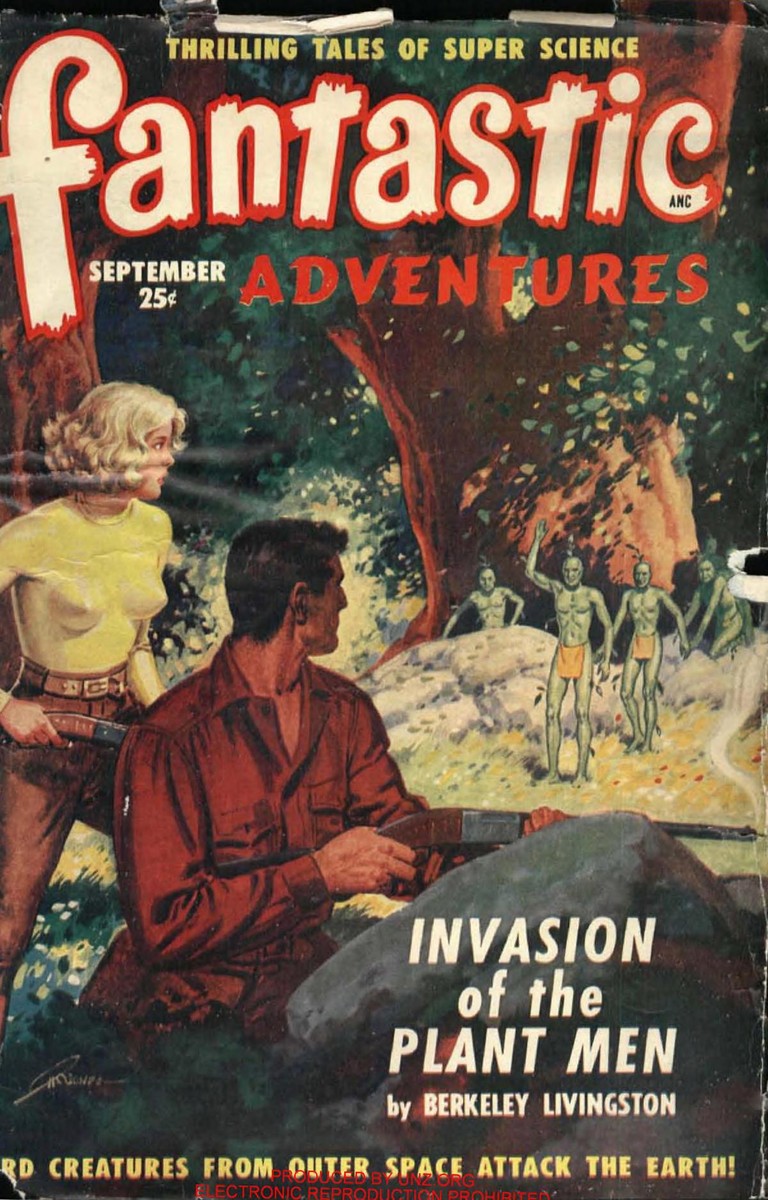 Invasion of the Plant Men – Fantastic Adventures, September 1949