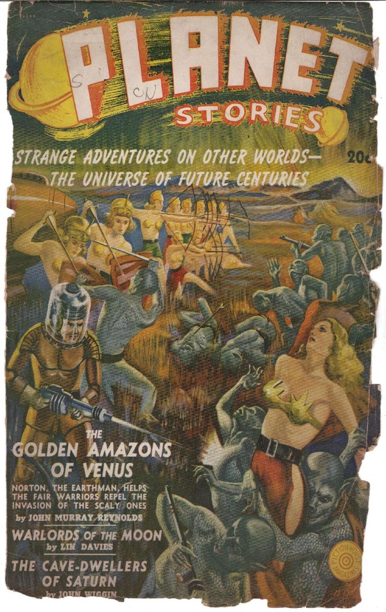 Planet Stories Vol.1 No.1 — Golden Amazons of Venus, 1939 Fiction House