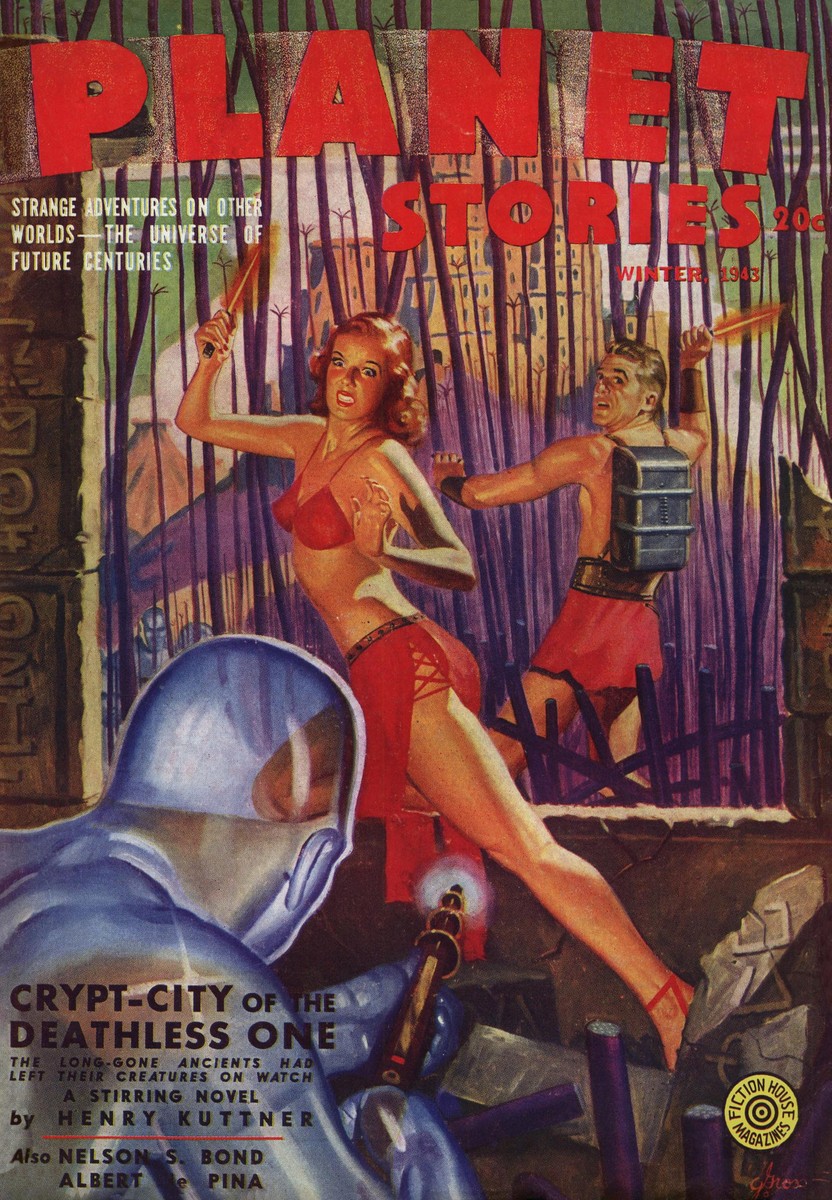 Planet Stories Winter 1943 – Crypt-City of the Deathless One by Kuttner
