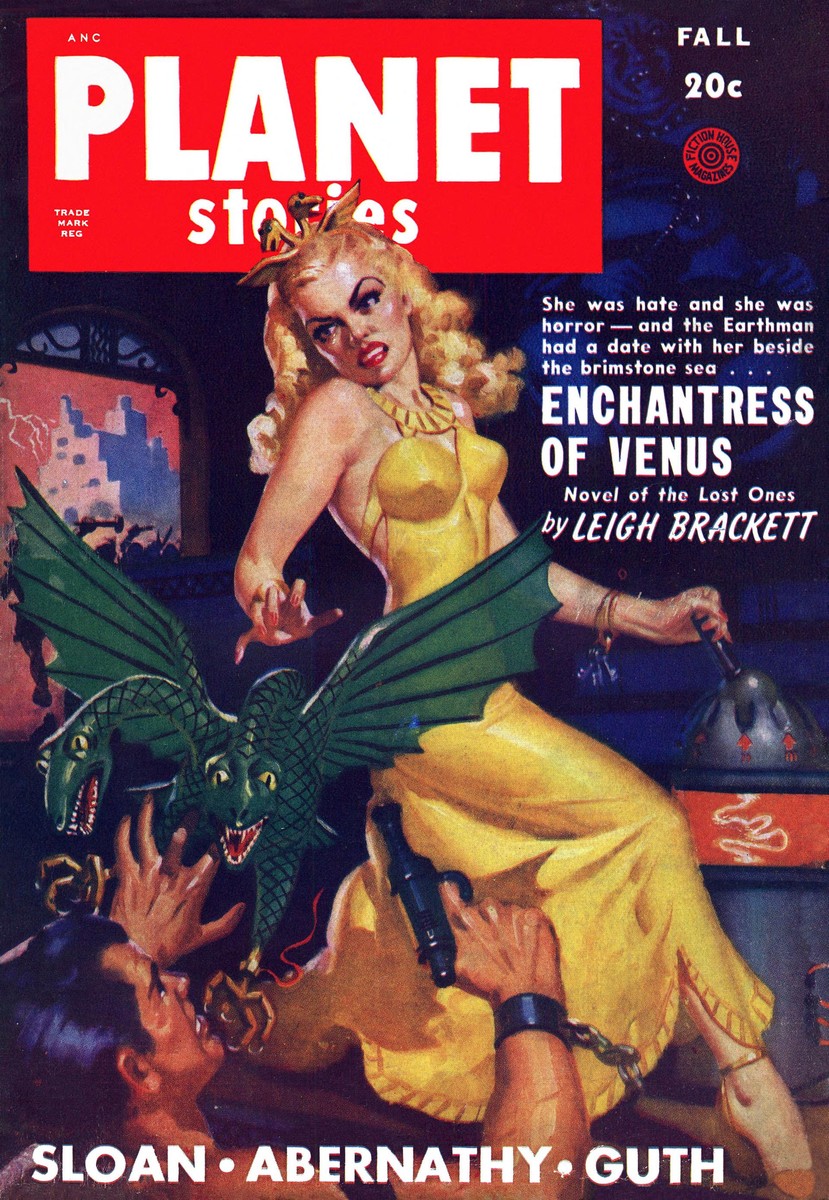 Enchantress of Venus – Planet Stories Fall 1949 Leigh Brackett Cover