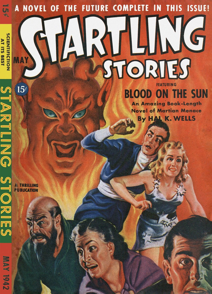 Blood on the Sun – Startling Stories Martian Menace Cover, May 1942