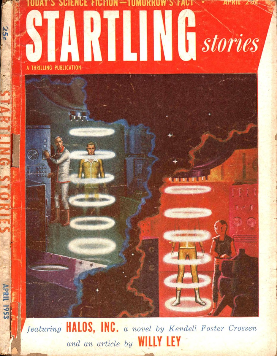 Halos Inc. – Startling Stories April 1953 Teleportation Ring Cover