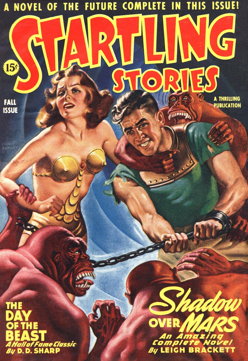 Earle Bergey's 'Shadow Over Mars' — Startling Stories Fall 1944