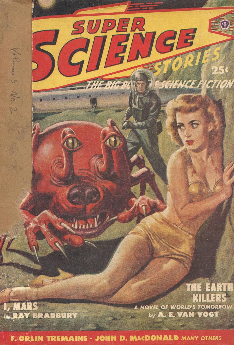 Super Science Stories Vol.5 No.2 – Monster Menaces Blonde, 1949