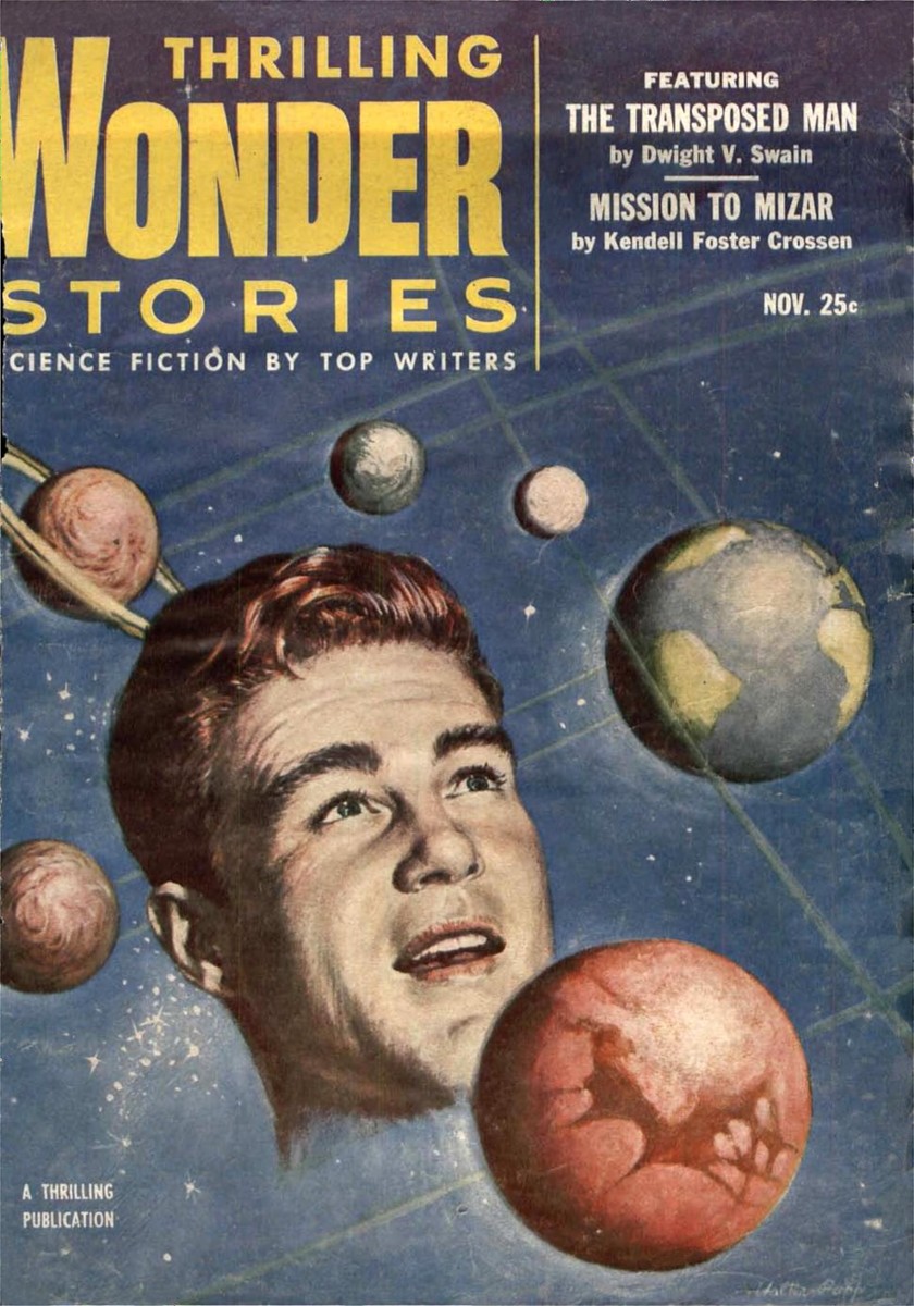 Thrilling Wonder Stories Nov 1953 – Man Among the Planets Cover