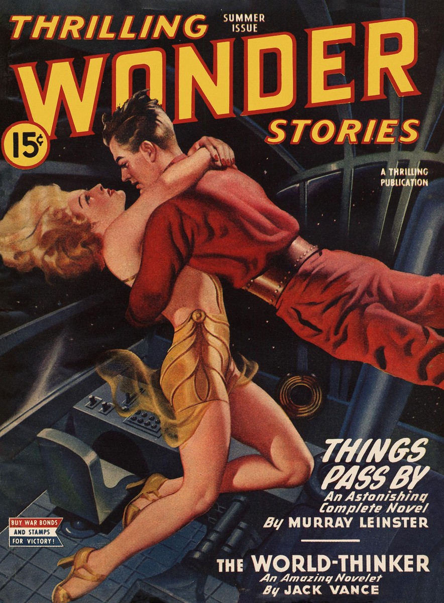 Thrilling Wonder Stories Summer 1945 – Spaceship Romance Cover