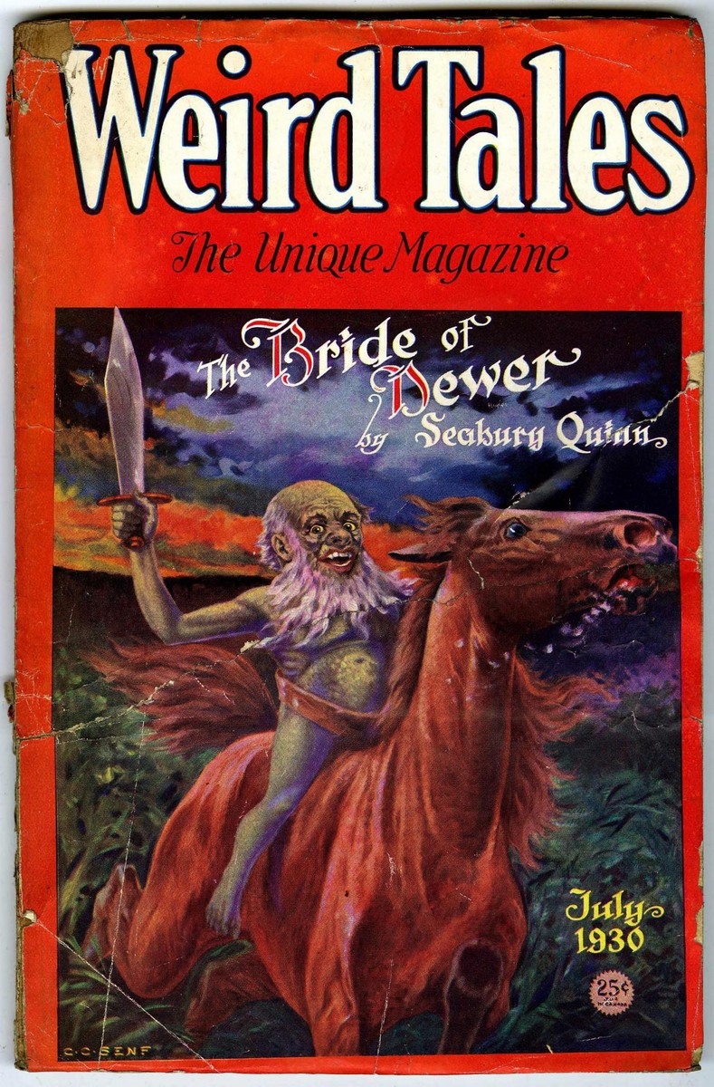 C.C. Senf's Demon Rider – Weird Tales 'Bride of Dewer' July 1930