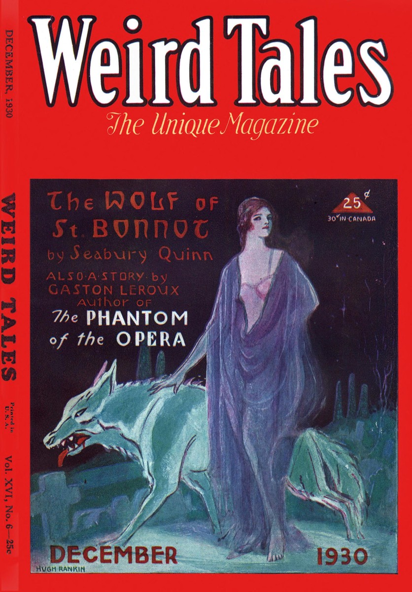 Hugh Rankin's Wolf & Phantom Woman — Weird Tales December 1930