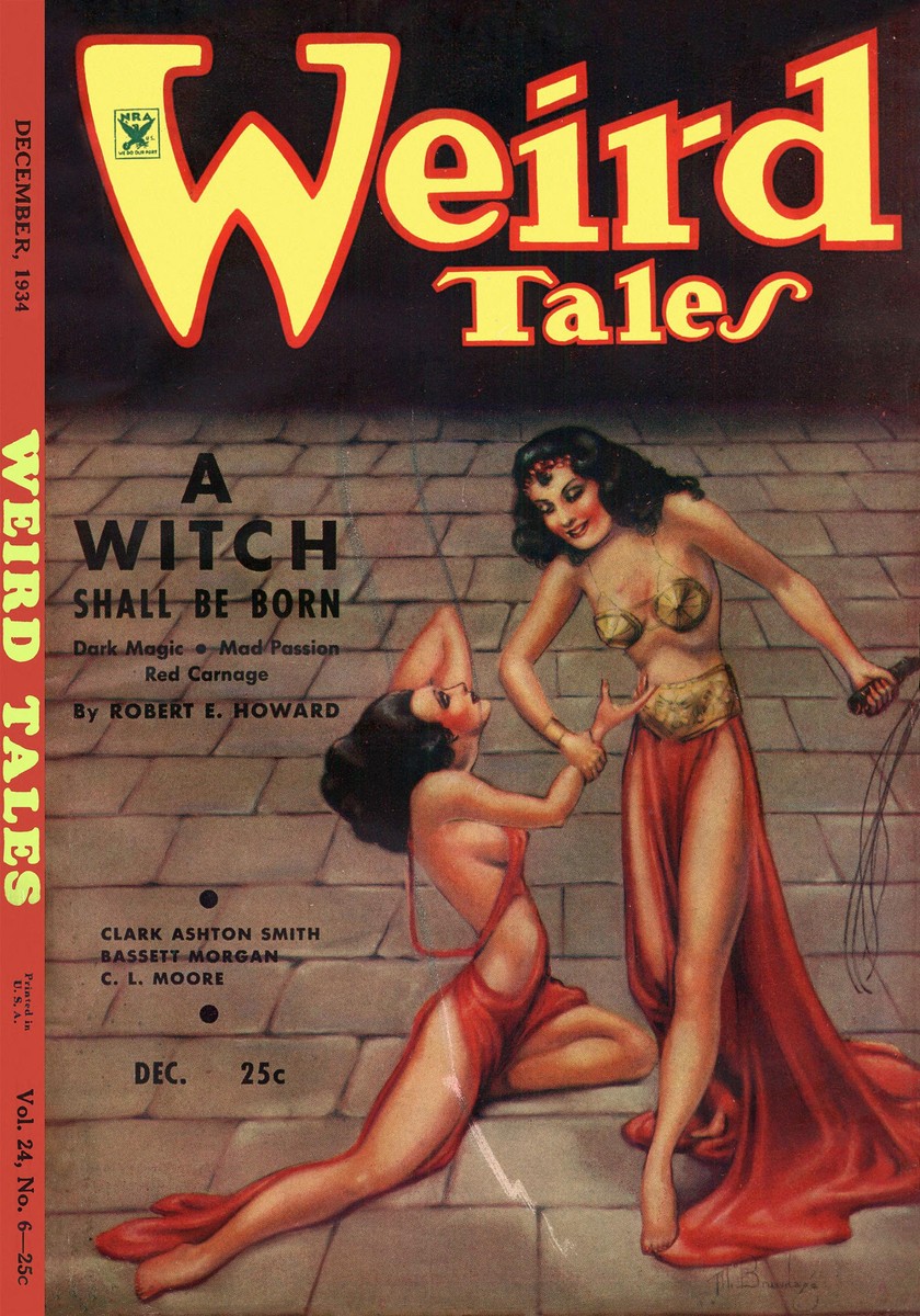 Margaret Brundage's 'A Witch Shall Be Born' – Weird Tales, Dec. 1934