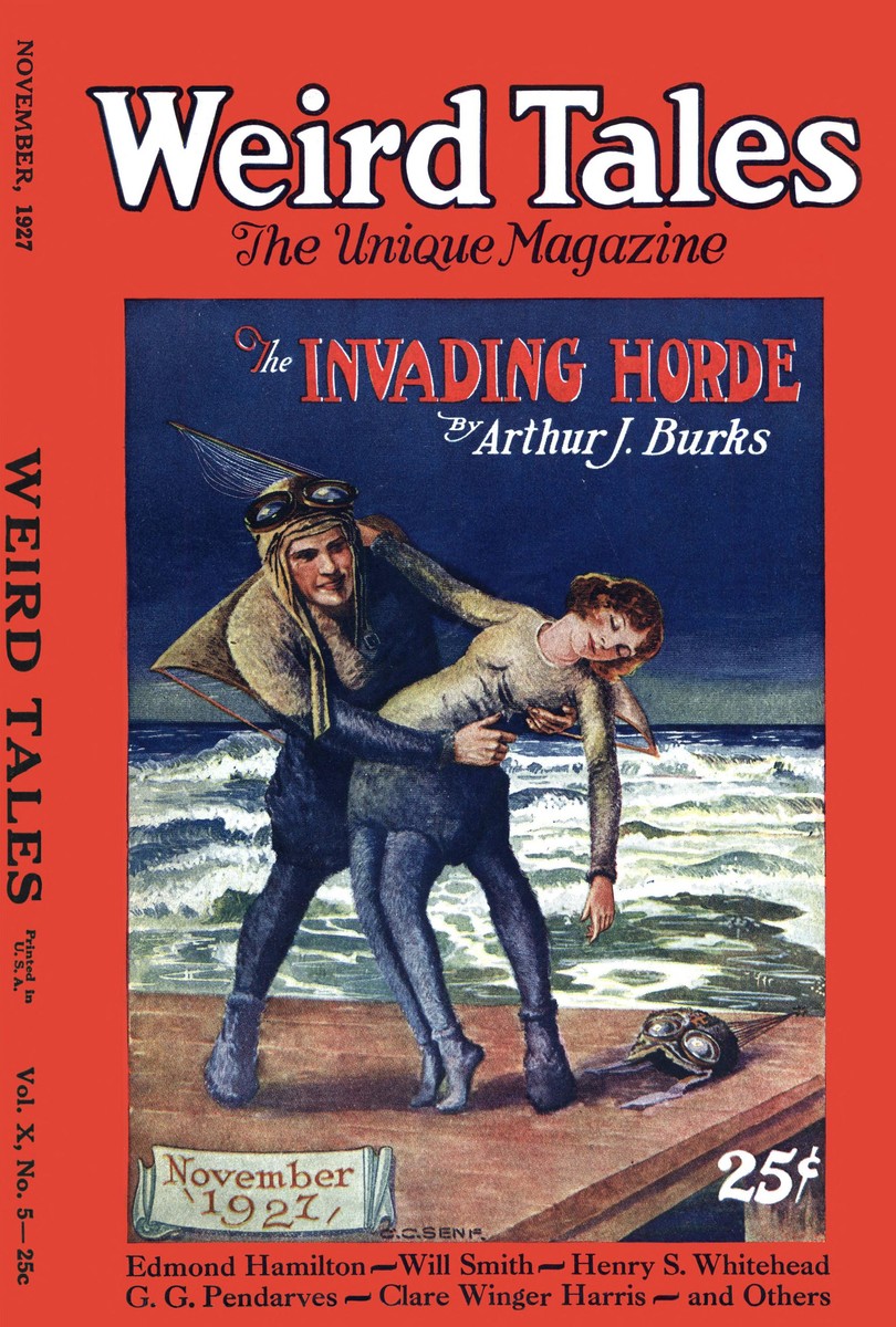 The Invading Horde – Weird Tales November 1927 Cover by C.C. Senf