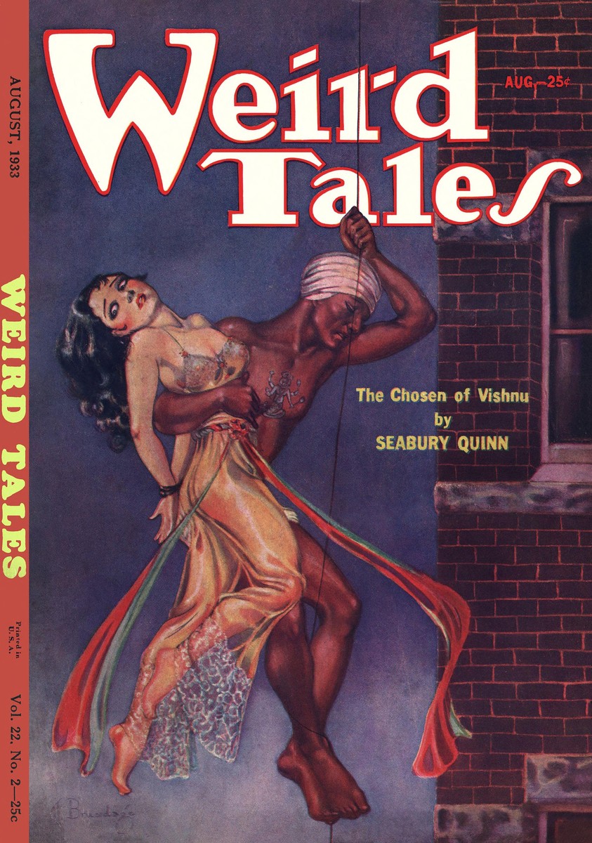 Margaret Brundage's 'Chosen of Vishnu' Weird Tales Cover, August 1933
