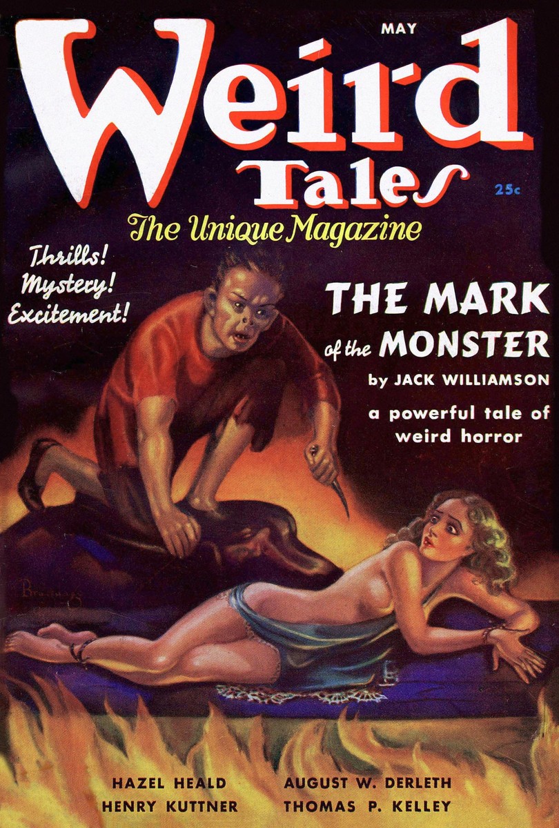 Weird Tales May 1937 — 'The Mark of the Monster' by Jack Williamson
