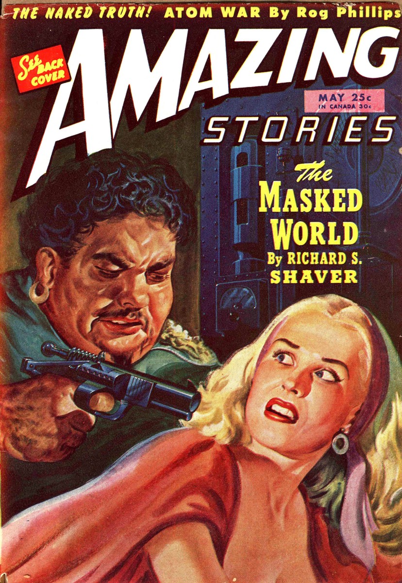 Amazing Stories May 1947 – 'The Masked World' by Richard S. Shaver Cover