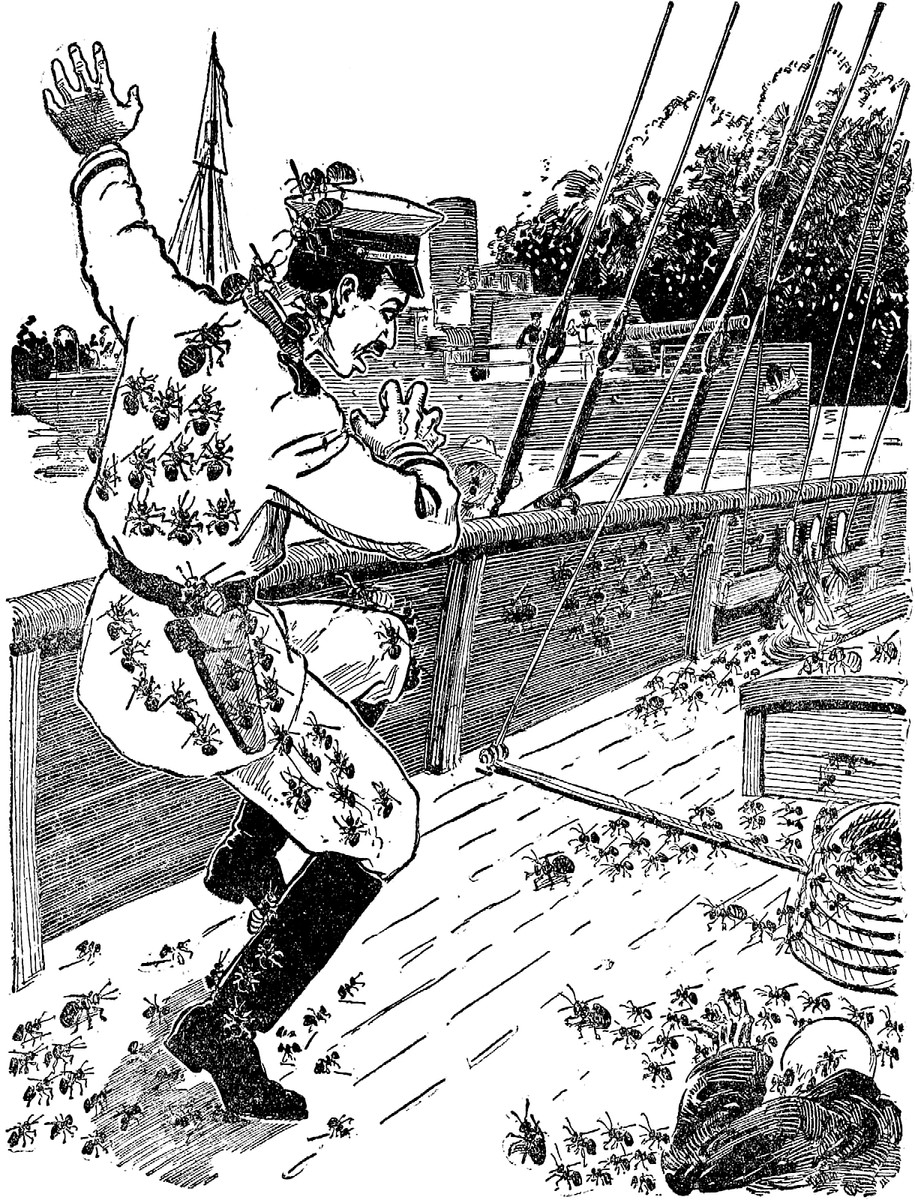 Empire of the Ants: Sailor Overwhelmed by Giant Insects, Amazing Stories 1926