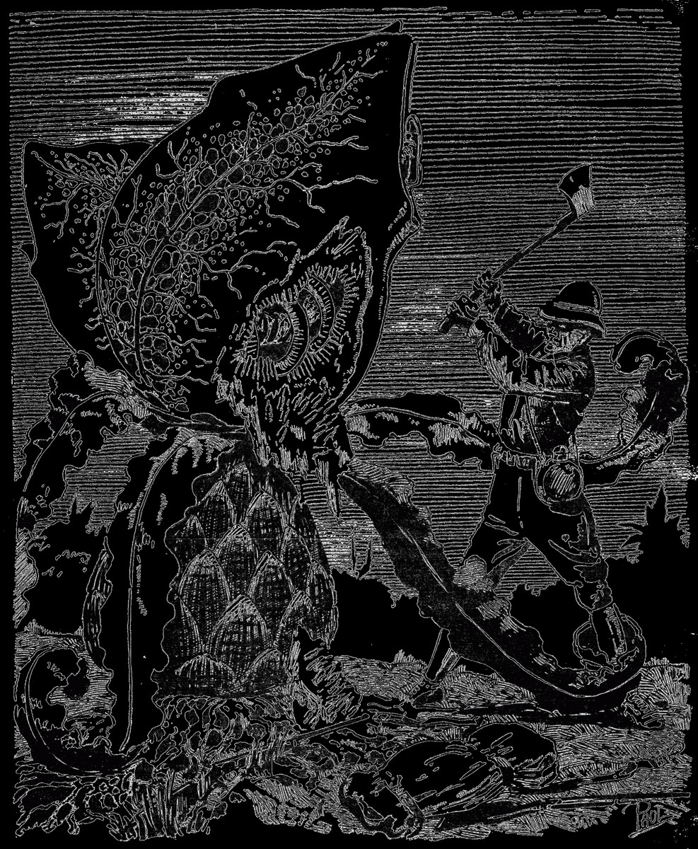 Frank R. Paul's Deep-Sea Monster Encounter, Amazing Stories 1927