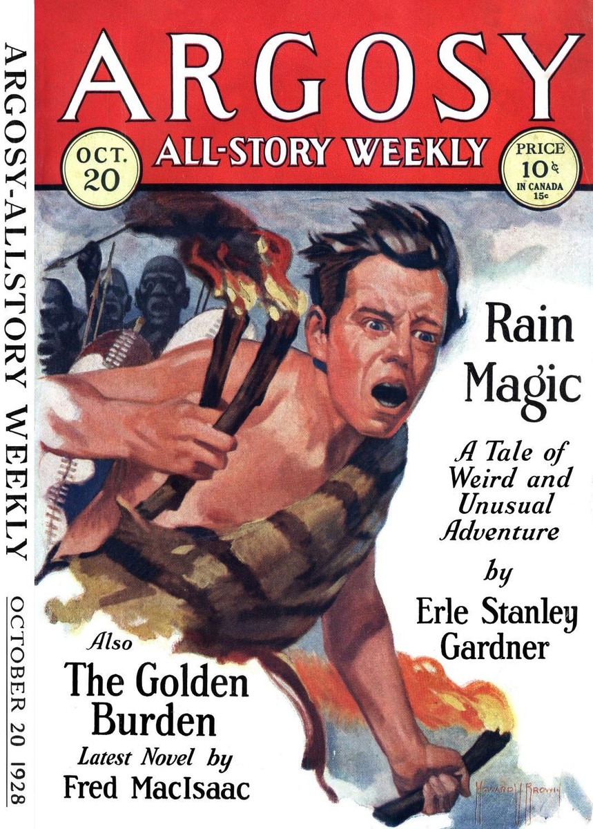 Argosy All-Story Weekly Oct 1928 — 'Rain Magic' by Erle Stanley Gardner