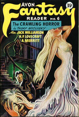 Avon Fantasy Reader No. 6 – The Crawling Horror Ghost Cover Art