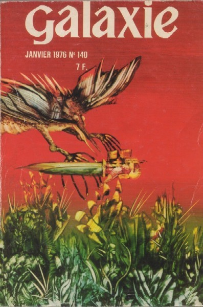 Giant Insect Attack — Galaxie No. 140 French SF Magazine Cover 1976