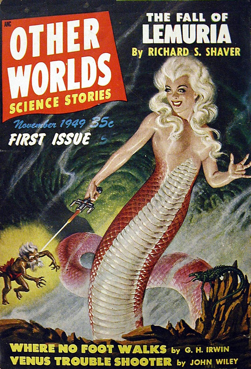 Snake-Woman of Lemuria, Other Worlds Science Stories First Issue, Nov 1949