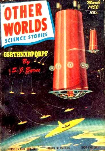 Flying Saucers Over Earth: Other Worlds Science Stories, March 1952