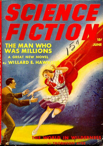 Science Fiction Magazine June 1941 – Woman Seized by Alien Force Beam