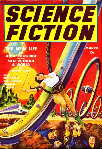 Frank R. Paul's Giant Machinery Peril, Science Fiction Magazine March 1940