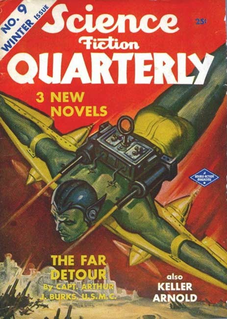 Science Fiction Quarterly No.9 Winter 1942 – Alien Pilot Attack Craft