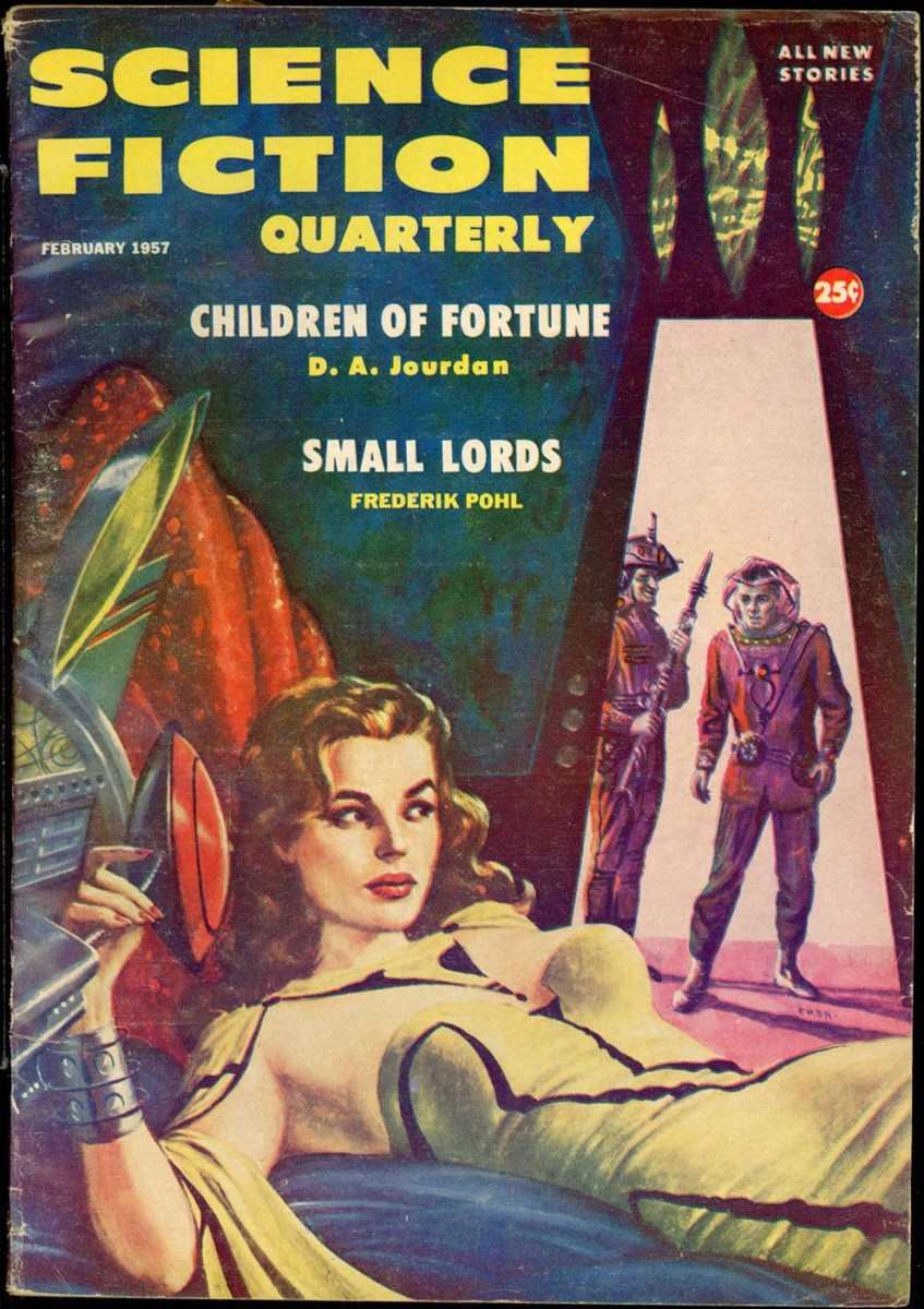 Ed Emshwiller Cover Art — Science Fiction Quarterly, February 1957
