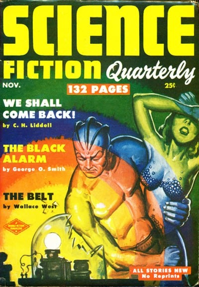 Science Fiction Quarterly Nov 1951 – Alien Captor and the Green Woman