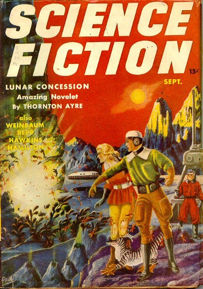 Frank R. Paul's Lunar Concession – Science Fiction Magazine Sept 1941
